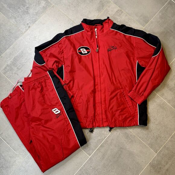 Vintage Dale Earnhardt Jr Chase Authentics Jacket + Pants Size Large - Picture 1 of 16